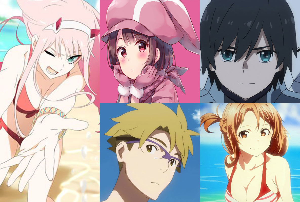 Las waifus y husbandos favoritos del momento en Japón