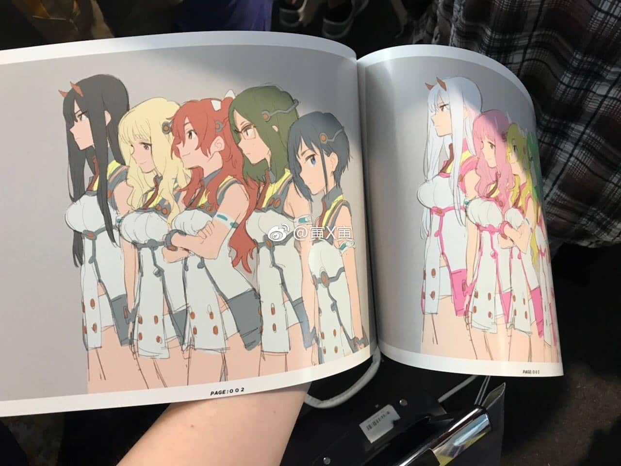 Este es el diseño original de Zero Two darling in the franxx Este es el diseño original de Zero Two darling in the franxx