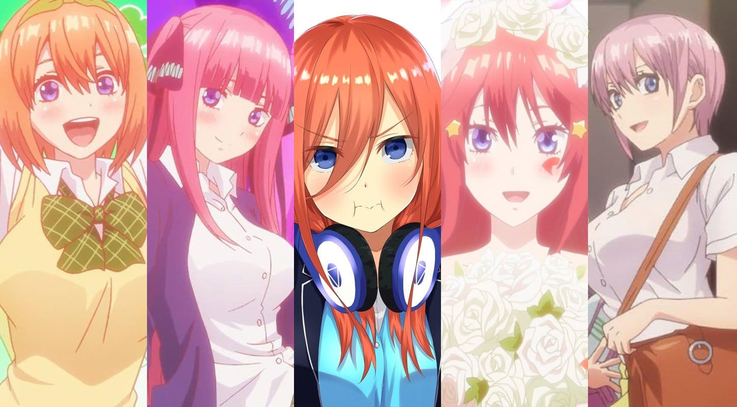 Las quintillizas favoritas del anime Go-toubun no hanayome