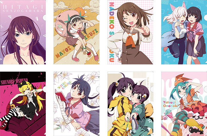 Las chicas de Monogatari estrenan mercancía exclusiva