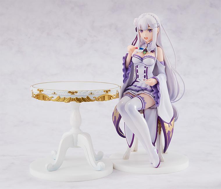 Únete a la fiesta de té con la nueva figura de Emilia del anime Re:Zero