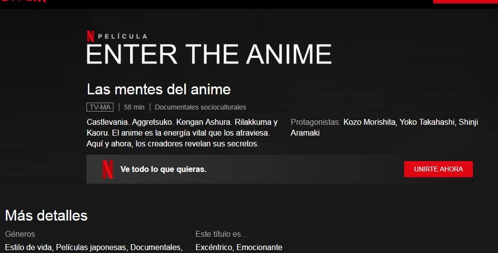 Netflix realizará un documental de la industria del anime