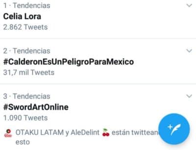 El anime Sword Art Online se vuelve tendencia en México