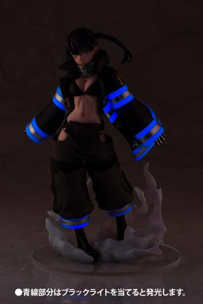 Tamaki de Fire Force estrena una increíble figura anime que brilla en la oscuridad