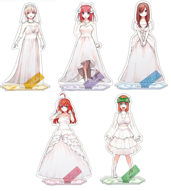 Las quintillizas de Go-Toubun no Hanayome celebran su segundo aniversario con mercancía exclusiva