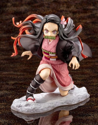 Nezuko de Kimetsu no Yaiba nos muestra su lado demoníaco en una figura anime