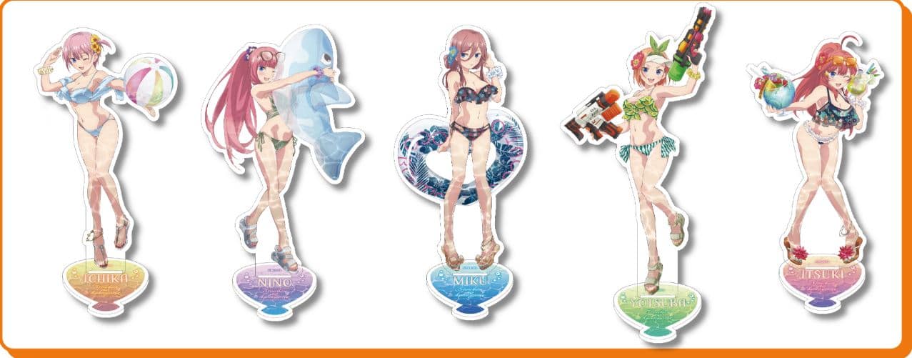 Las quintillizas de Go-Toubun no Hanayome aparecen en bikini 