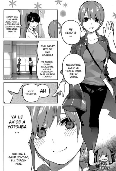 Go-Toubun no Hanayome 115 - Miku se disfraza de Yotsuba y revela un plan