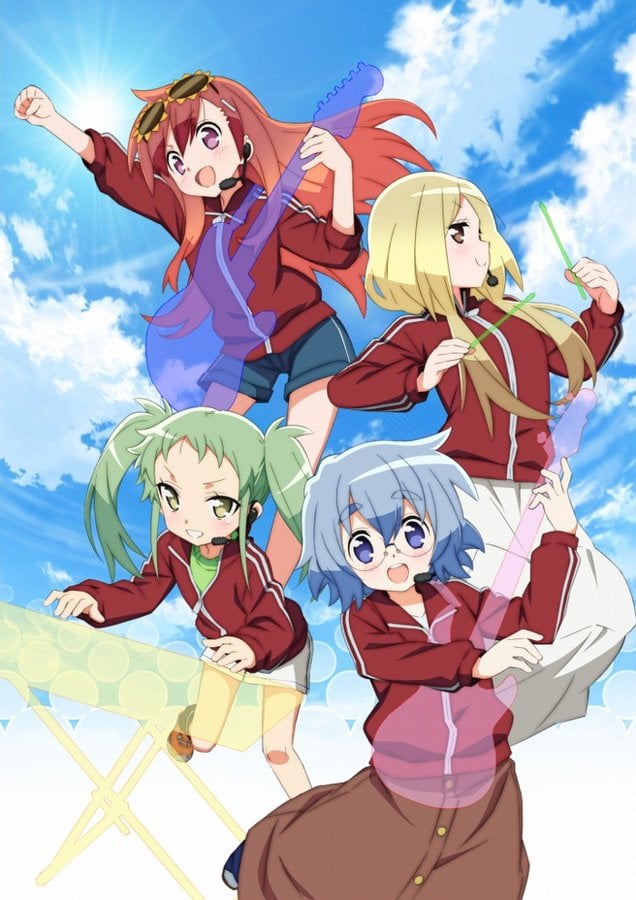 Maesetsu!, el nuevo anime del creador de Lucky Star, revela una imagen promocional