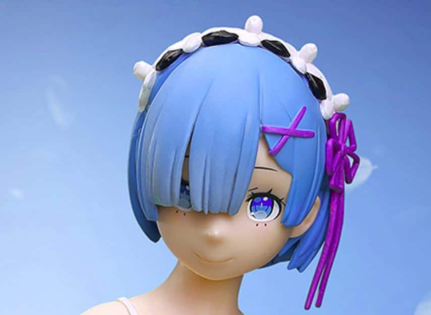La cara de Rem en una figura causa polémica re:zero