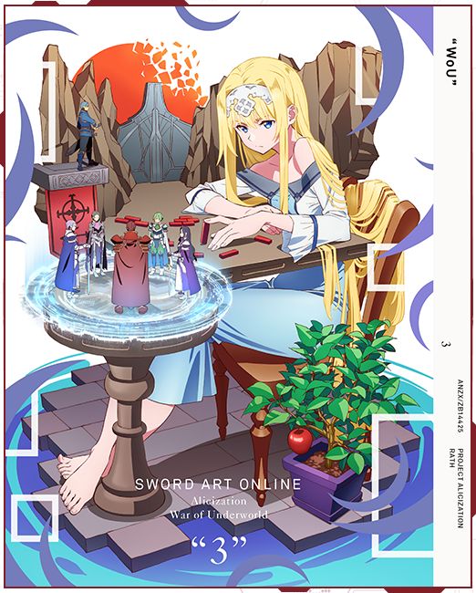  Sword Art Online: Alicization War of Underworld 2 revela ilustraciones de las protagonistas