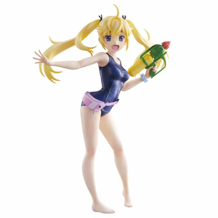 Michiru de Grisaia no Rakuen luce su traje de baño escolar para una figura a escala