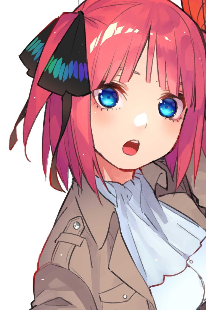 Las quintillizas de Go-Toubun no Hanayome colaboran con Shingeki no Kyojin
