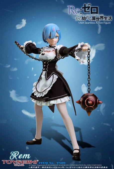 La cara de Rem en una figura causa polémica re:zero