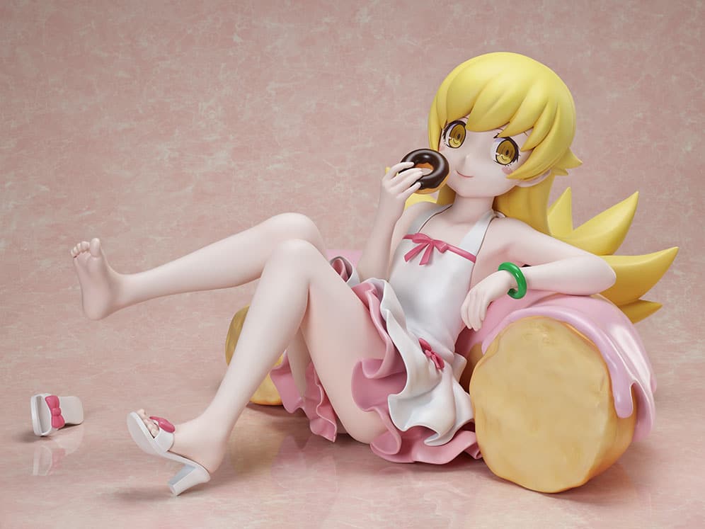 Monogatari: Anuncian una figura de Shinobu Oshino comiendo donas