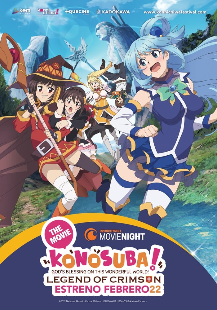 Konosuba: Legend of Crimson revela su fecha de estreno en cines de Mexico