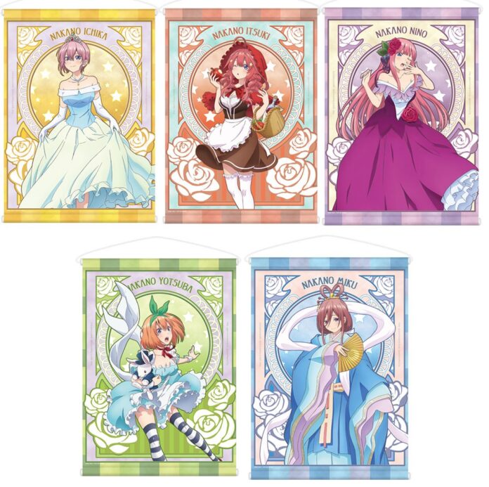 Go-Toubun no Hanayome: Las quintillizas se visten como protagonistas de cuentos de hadas para un evento especial