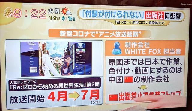 White Fox Studio culpa a los chinos por el retraso de la segunda temporada de Re:Zero