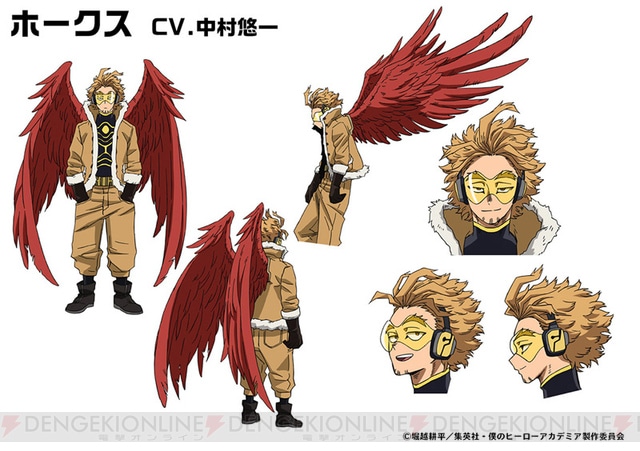 La cuarta temporada de Boku no Hero Academia nos muestra el diseño del personaje Hawks
