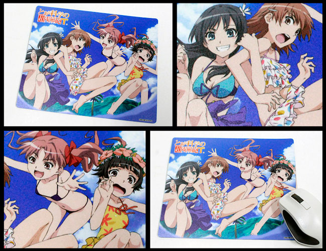Toaru Kagaku no Railgun T lanza sensuales alfombrillas de las protagonsitas