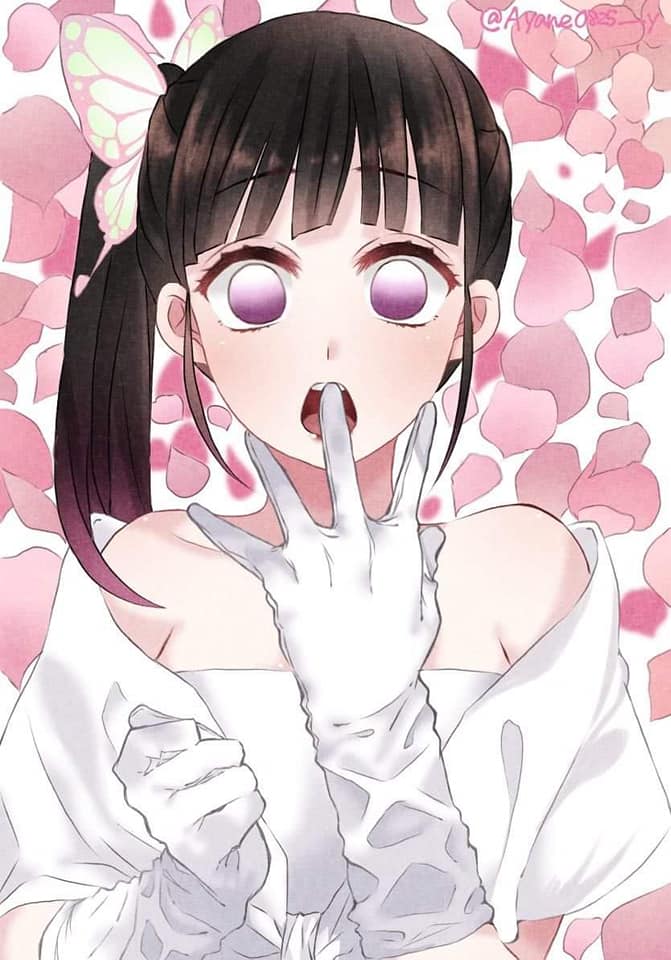Dibujan a las waifus de Kimetsu no Yaiba como las quintillizas de Go-Toubun no Hanayome