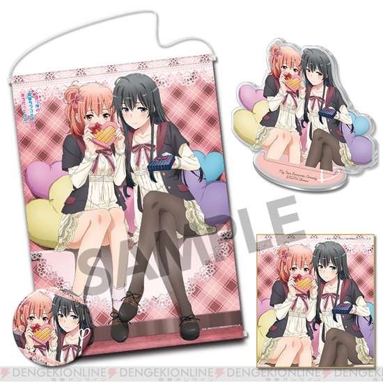 Oregairu lanza productos con encantadoras ilustraciones de Yui, Yukino e Iroha