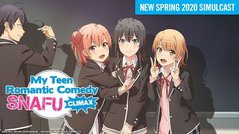 La tercera temporada de Oregairu llega a HIDIVE