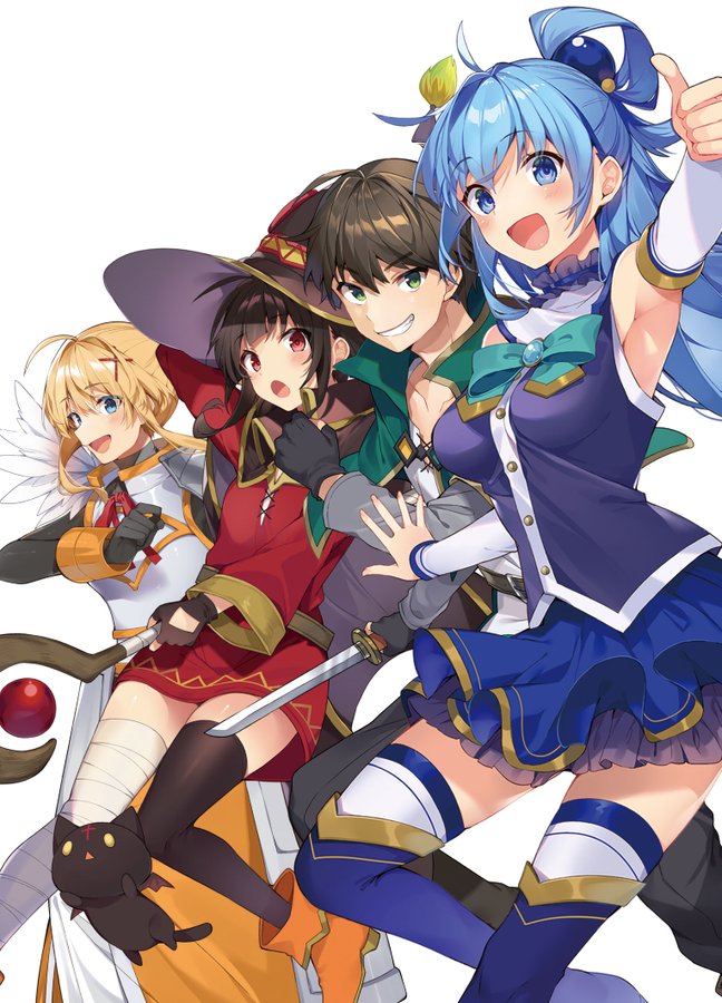 Konosuba llega a su final y revela la fecha de lanzamiento de su último volumen