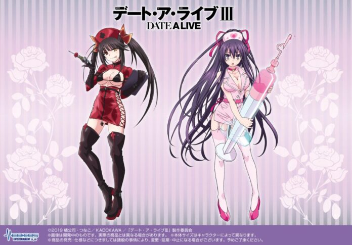 Date A Live: kurumi y Tohka se visten de enfermeras para una colaboracion