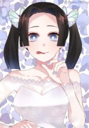 Dibujan a las waifus de Kimetsu no Yaiba como las quintillizas de Go-Toubun no Hanayome