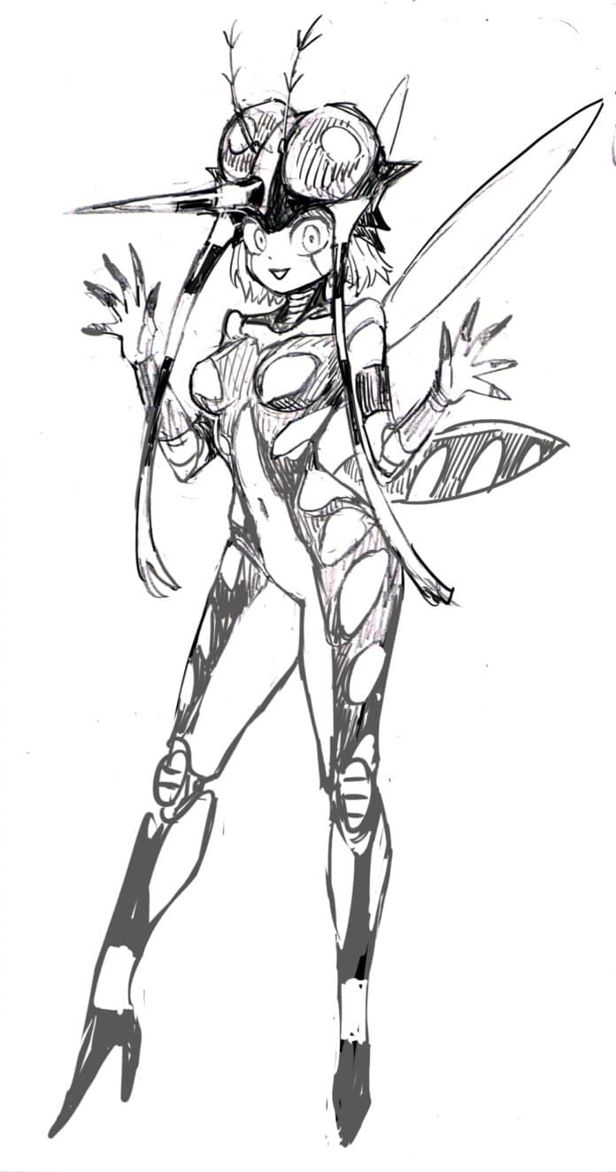 El ilustrador de One Punch Man revive a Mosquito Girl en una ilustración 