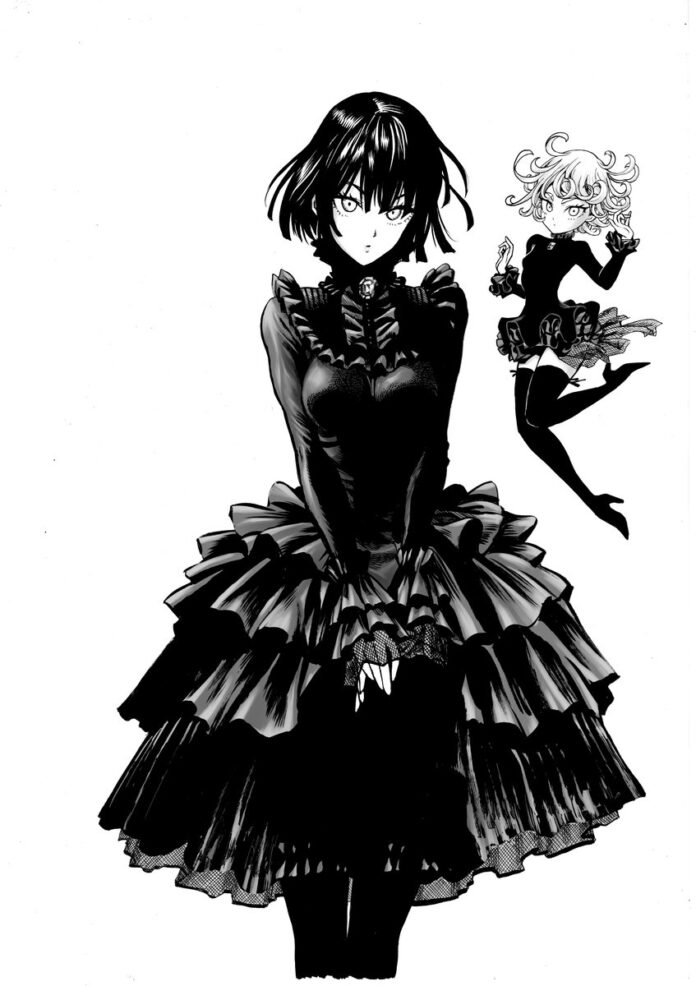 El ilustrador de One Punch Man revela una ilustración de Fubuki y Tatsumaki