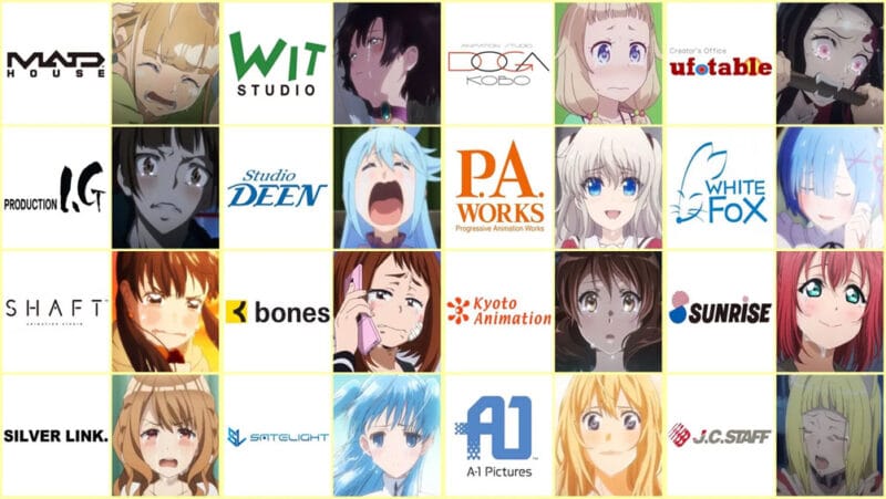 Te mostramos como diferentes estudios retratan a sus waifus llorando