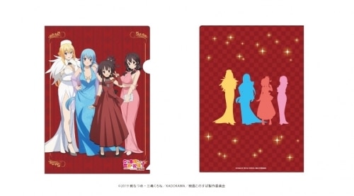 Las chicas de Konosuba se visten elegantes para un festival de cine en una nueva colaboración