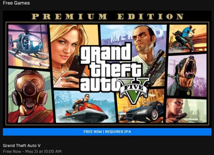 Epic Store regala Grand Theft Auto 5 y colapsan los servidores a los minutos