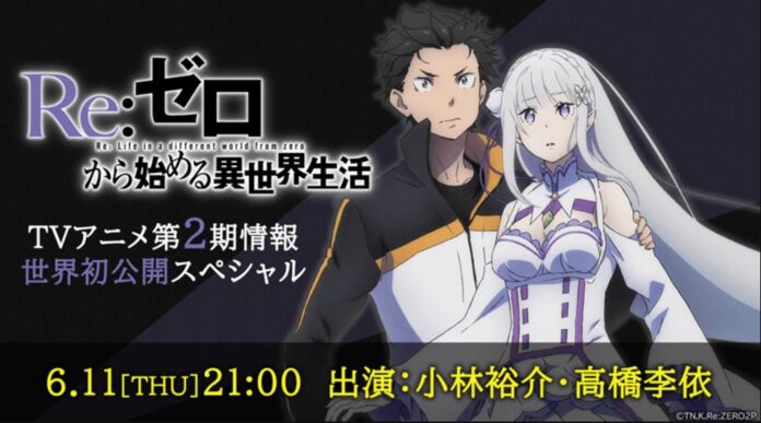 Re:Zero - La segunda temporada podría tener cambios de animación
