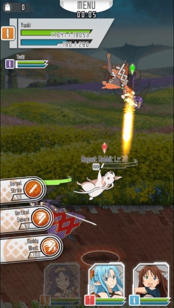 sword art online memory defrag especiales