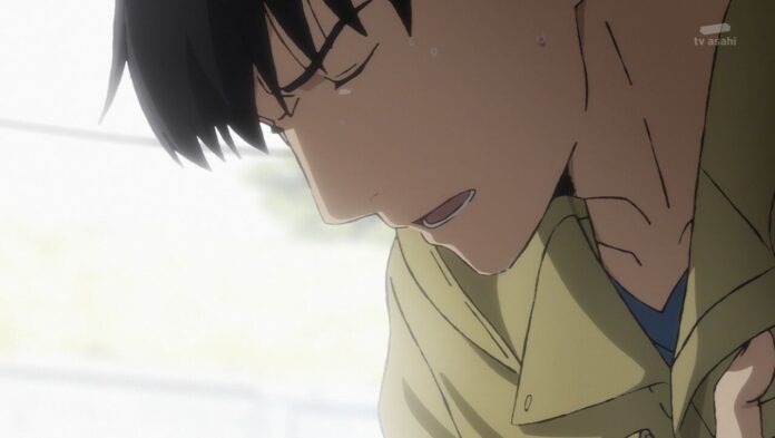 Yesterday wo Utatte Rikuo sufriendo