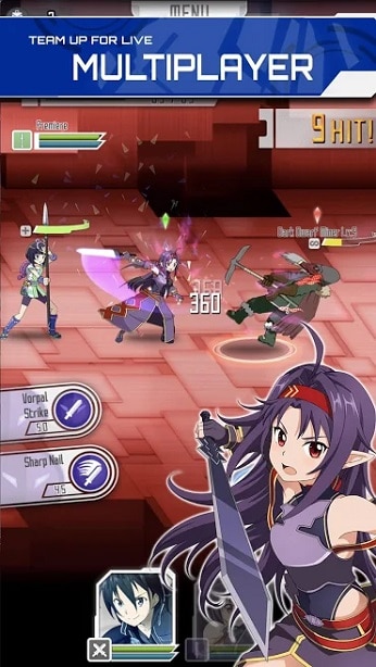 sword art online memory defrag multiplayer