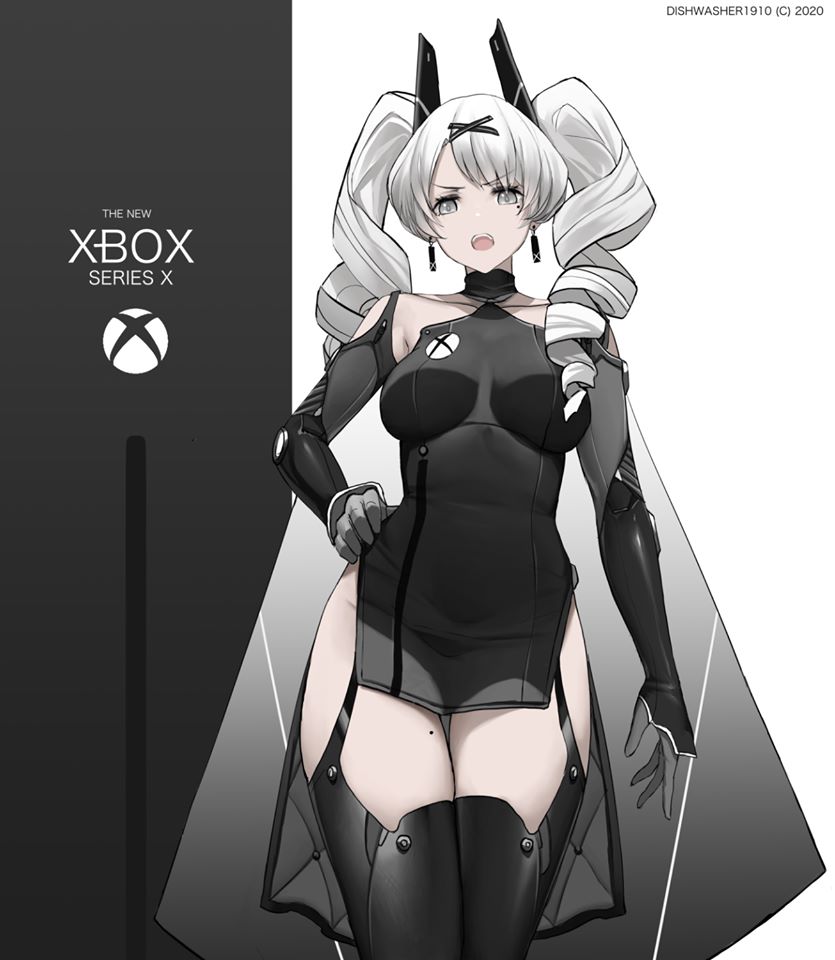 Xbox Series X se convierte en una linda waifu 