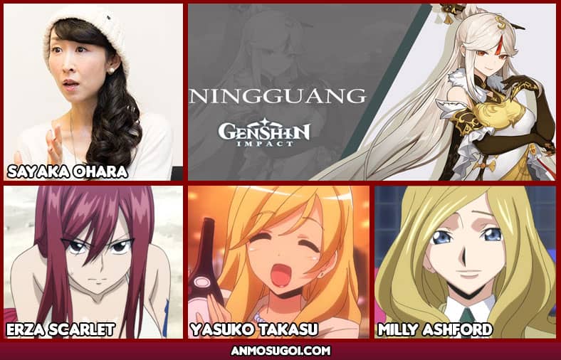 Genshin Impact ¿Quienes dan voz en Japonés de los personajes femeninos Genshin Impact ¿Quienes dan voz en Japonés de los personajes femeninos
