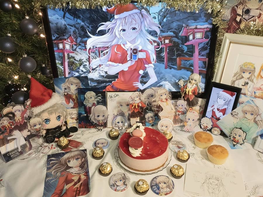 Otakus celebran la navidad en compañía de su waifu