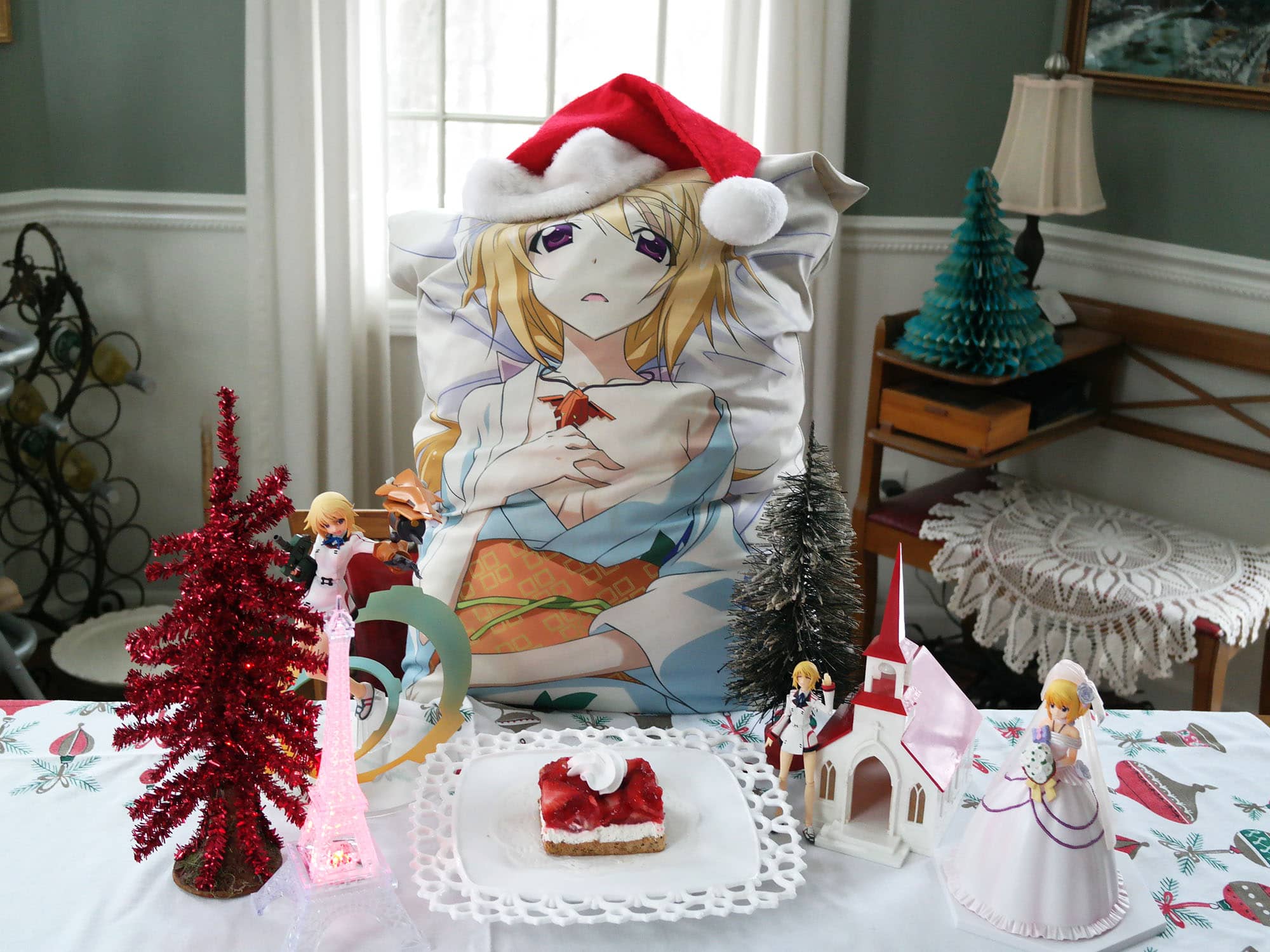 Otakus celebran la navidad en compañía de su waifu