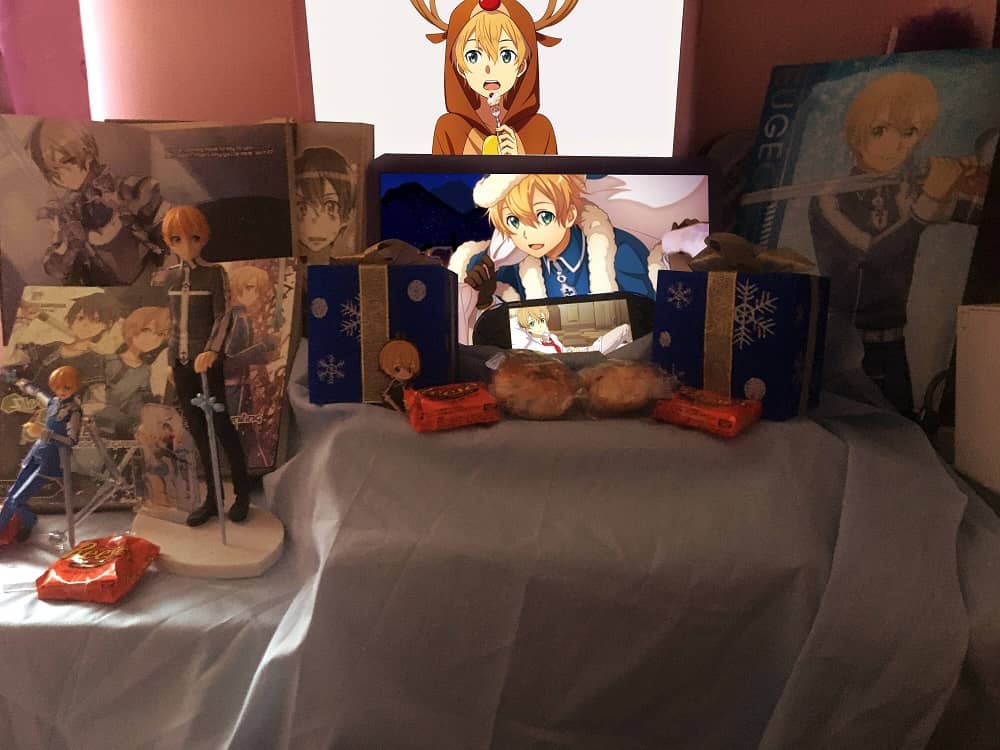 Otakus celebran la navidad en compañía de su waifu
