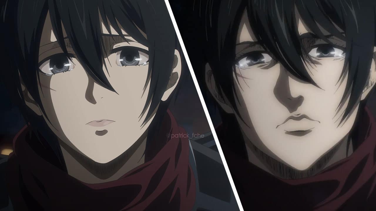 Una modificación del rostro de Mikasa Ackerman comienza un debate en Twitter