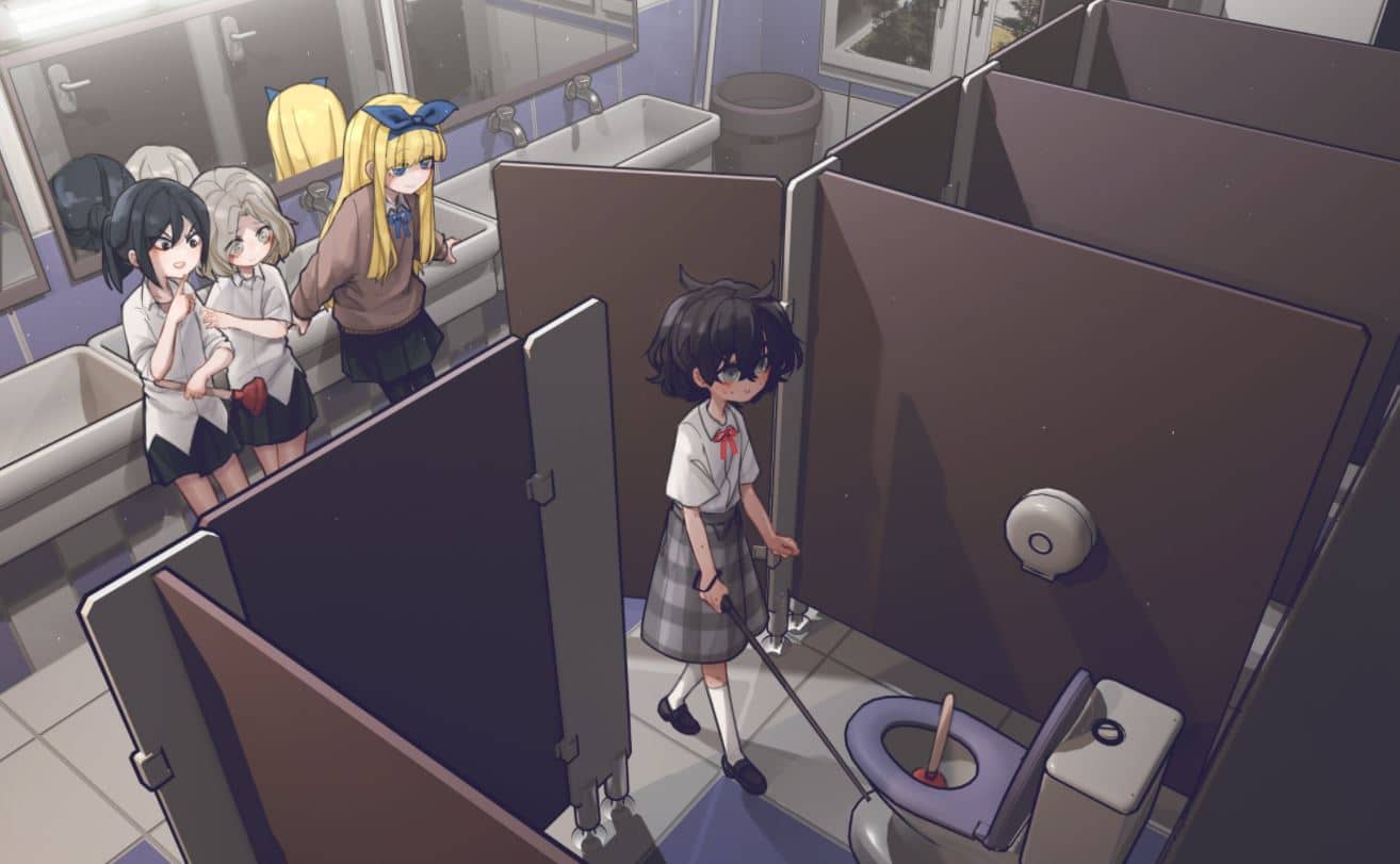 Poka, la desafortunada niña ciega que se ha ganado el cariño de los otakus