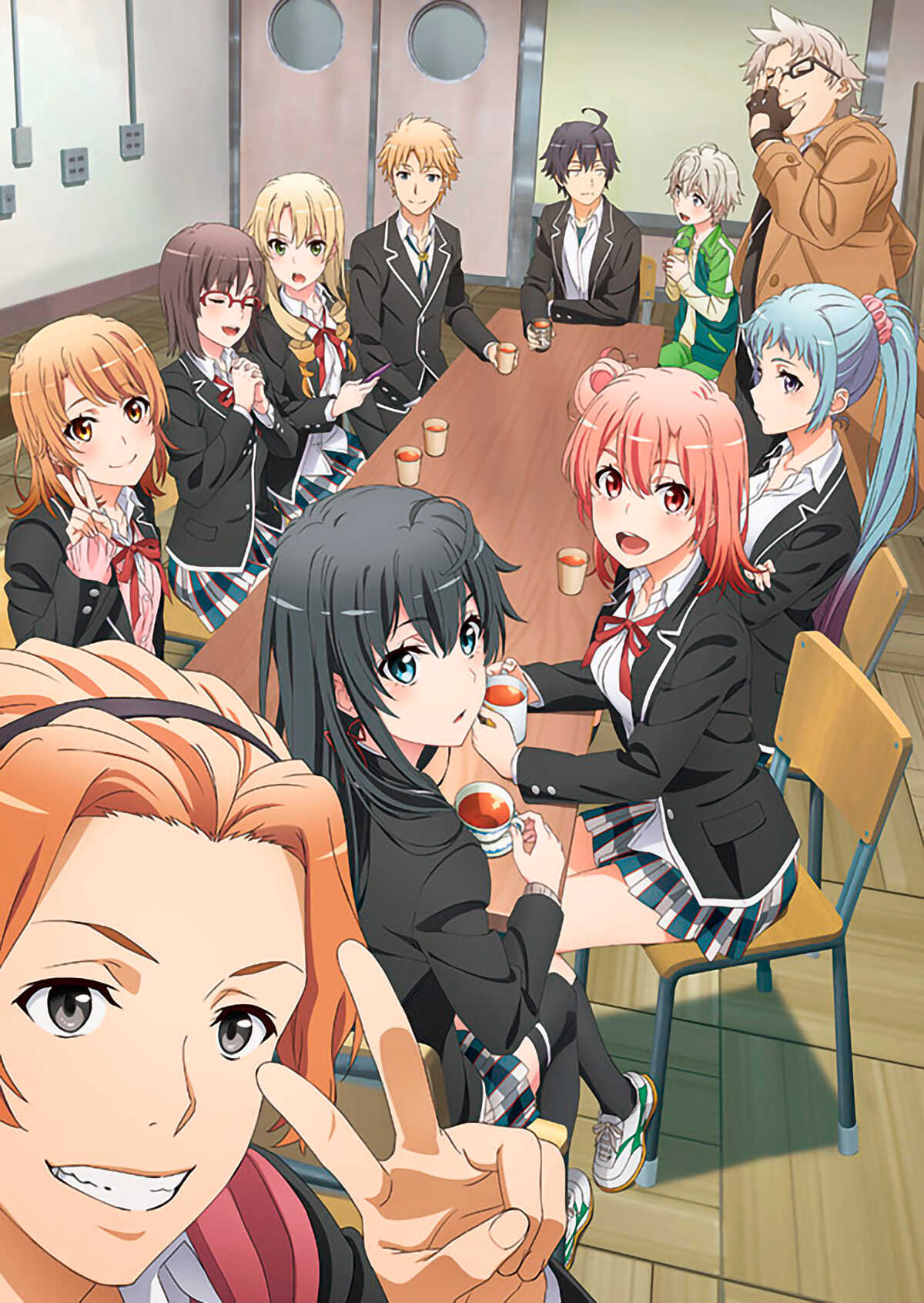 Oregairu season 3 wall