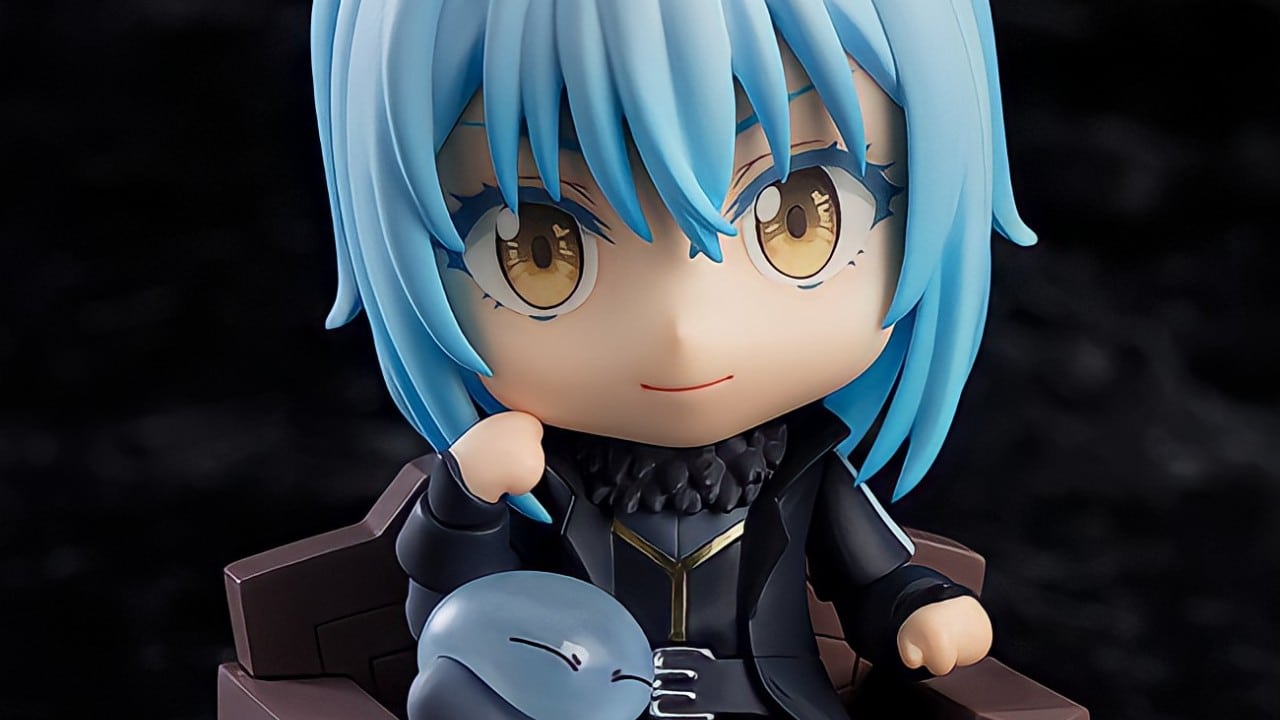 Rimuru posando en su trono Tensei Shitara Slime Datta Ken