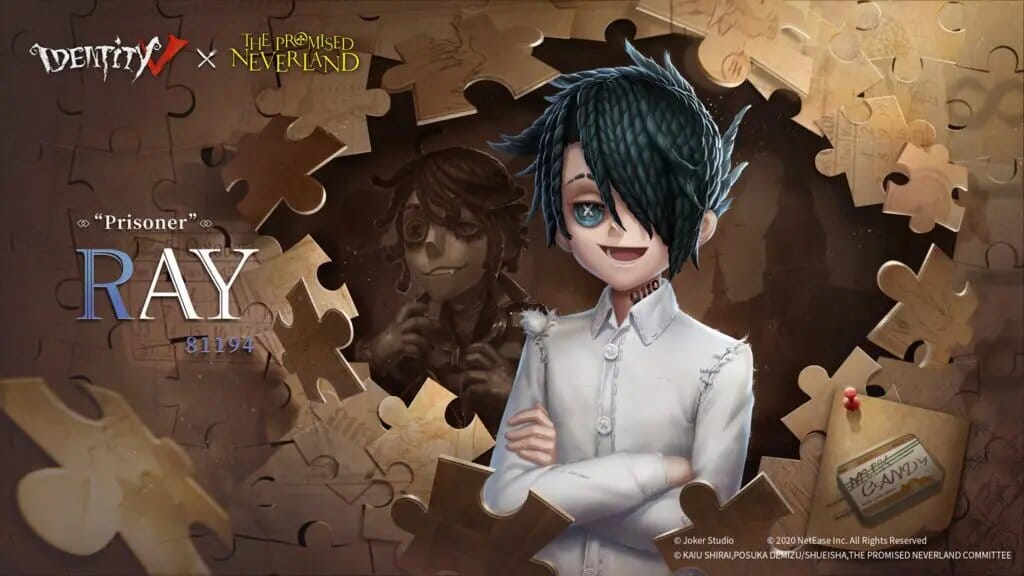 Yakusoku no Neverland anuncia una colaboración con el videojuego Identity V