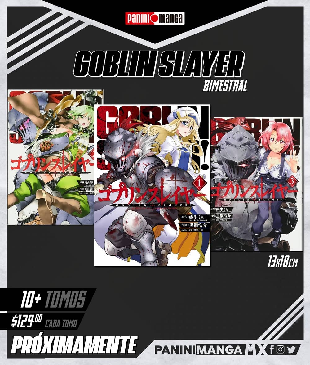 Panini Manga publicará el manga Goblin Slayer en México 